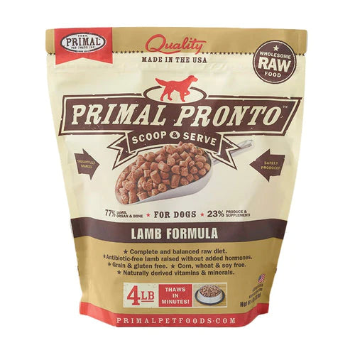 Primal Raw Pronto Lamb Dog Food