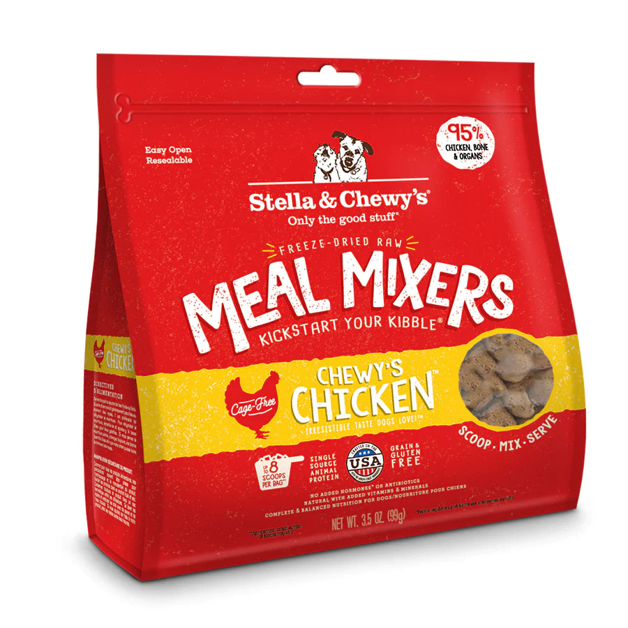 Stella & Chewy's Chicken Meal Mixers Freeze-Dried Dog Food 3.5oz