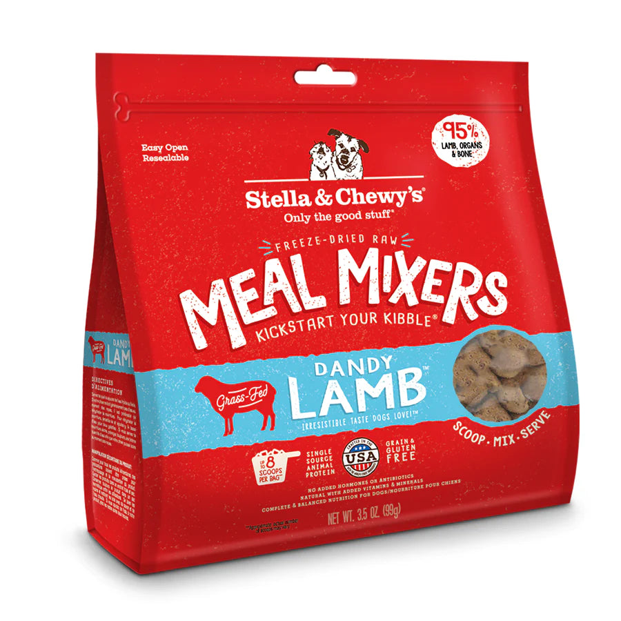 Stella & Chewy's Lamb Meal Mixers Freeze-Dried Dog Food 3.5oz