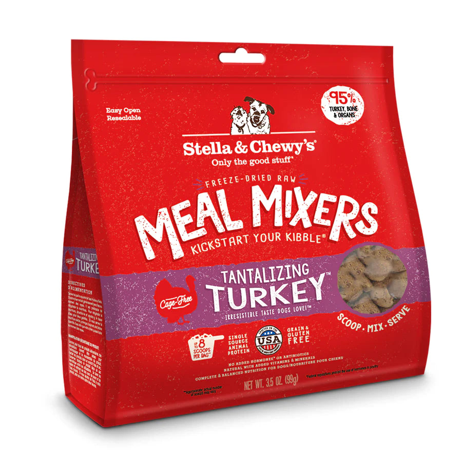 Stella & Chewy's Turkey Meal Mixers Freeze-Dried Dog Food 3.5oz