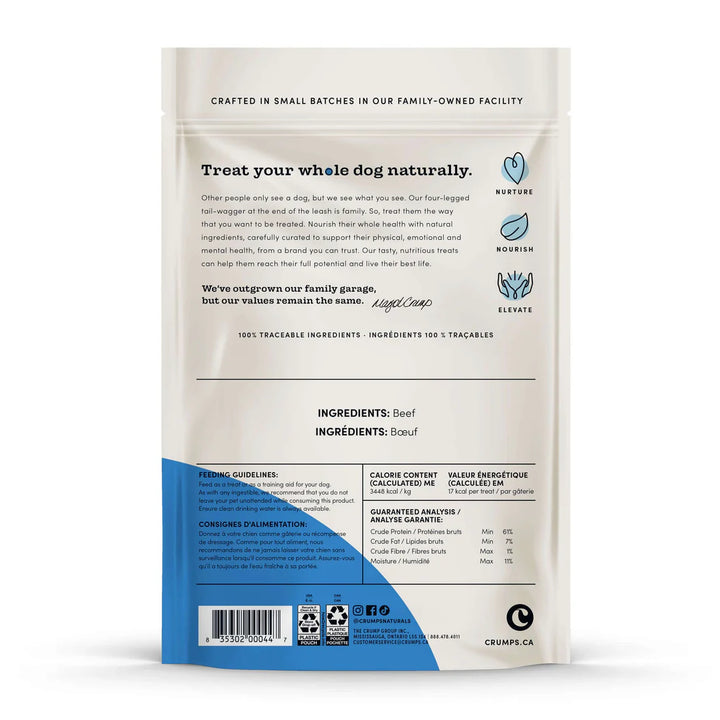 Crumps Beef Lung Tendersticks Dog Treats