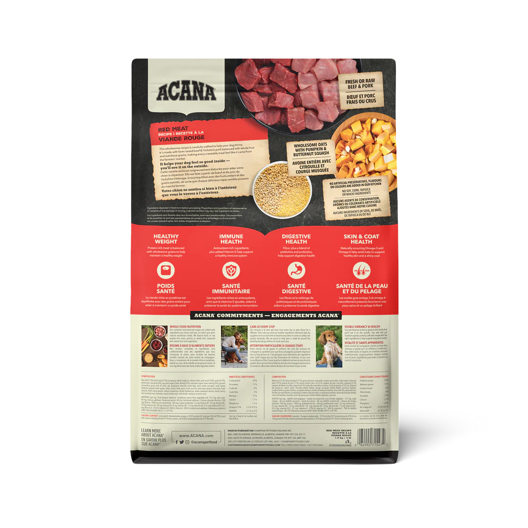 Acana Healthy Grains Red Meat Recipe Dog Food