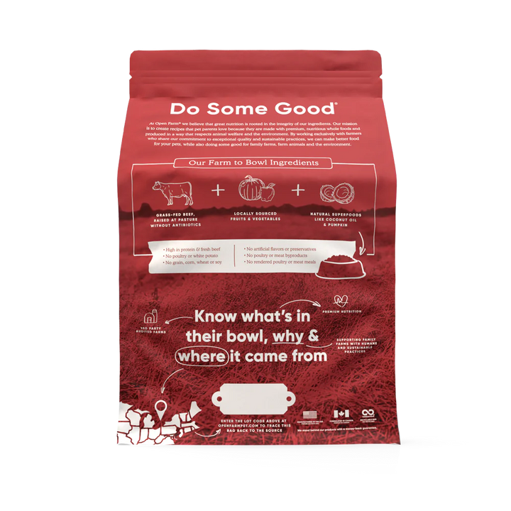 Open Farm Beef Grain-Free Dog Food