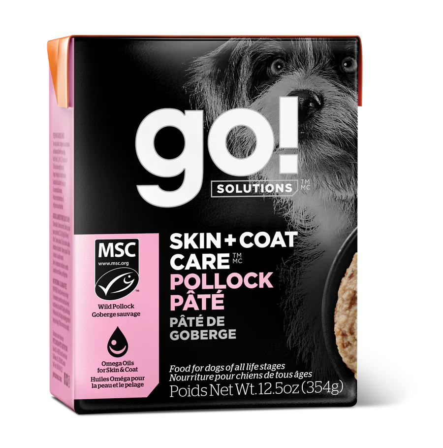 Go! Skin & Coat Pollock Dog Pate Dog Food