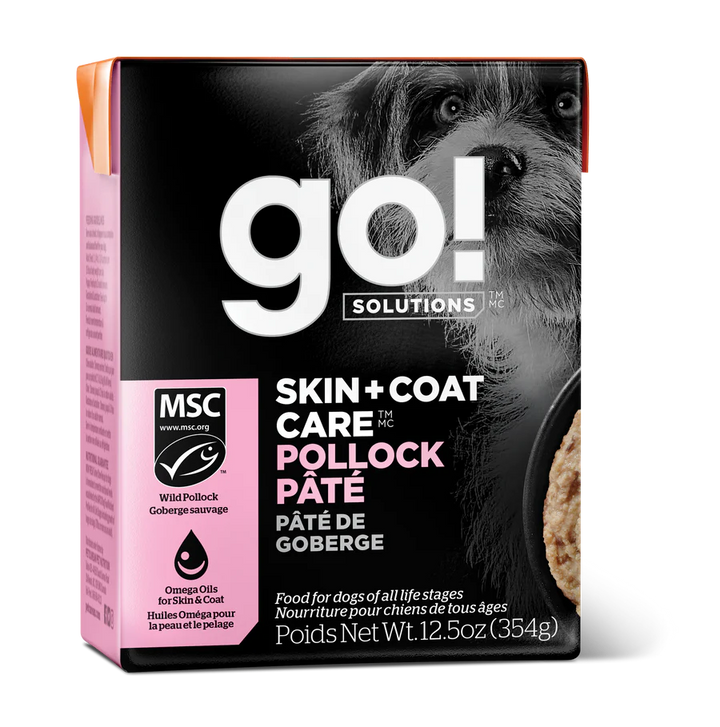 Go! Skin & Coat Pollock Dog Pate Dog Food
