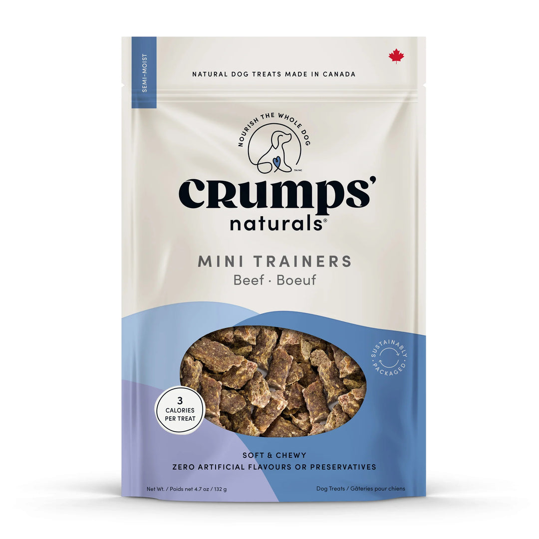 Crumps Semi Moist Mini Trainers Beef Dog Treats