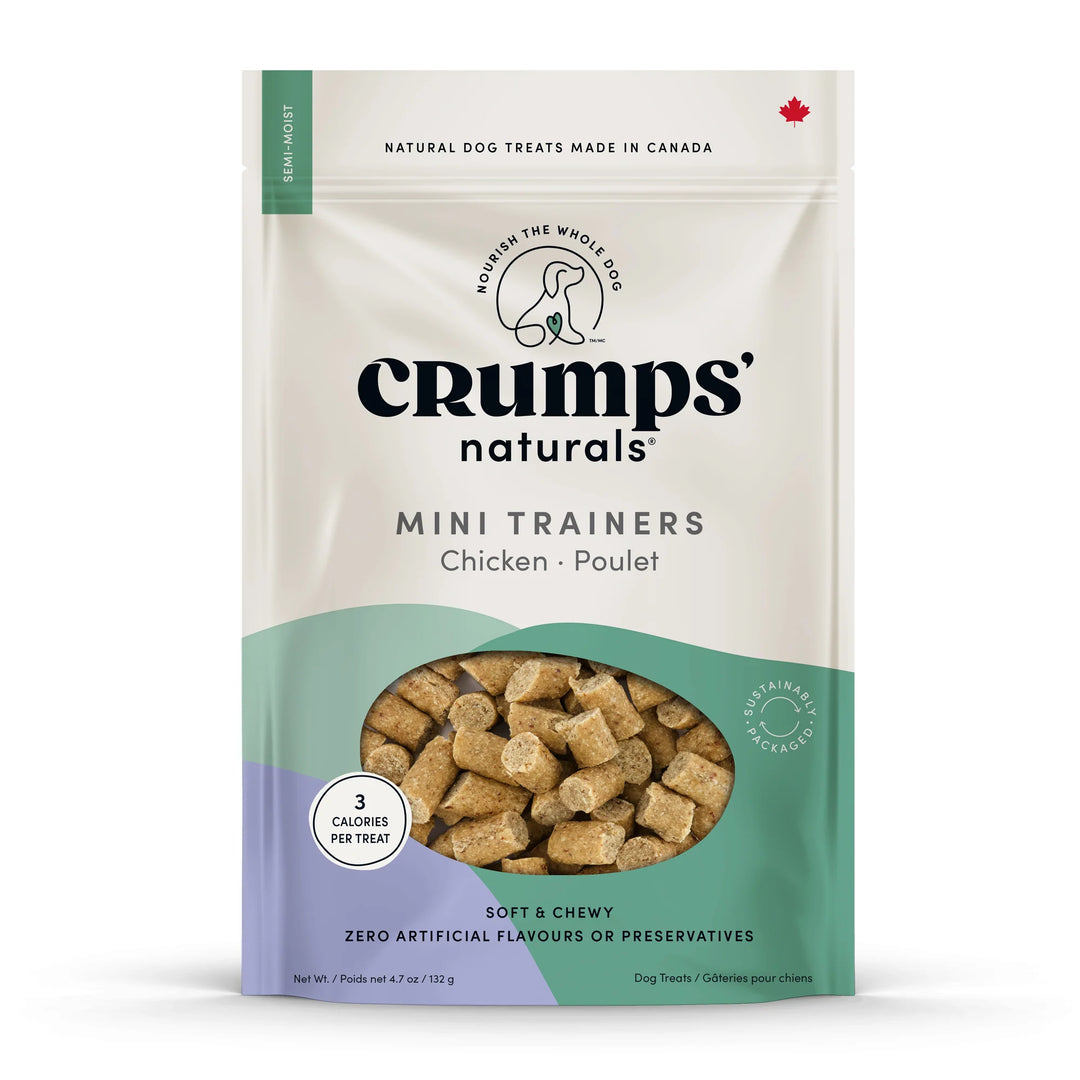 Crumps Semi Moist Mini Trainers Chicken Dog Treats