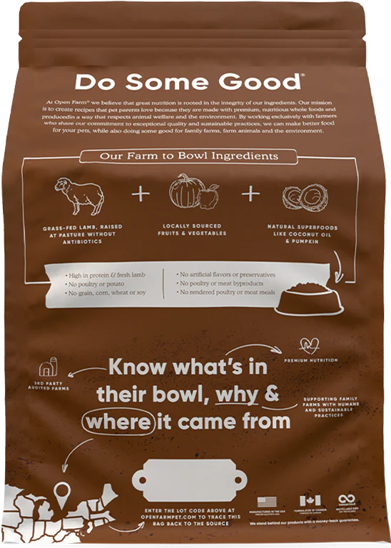 Open Farm Ancient Grain Lamb Dog Food