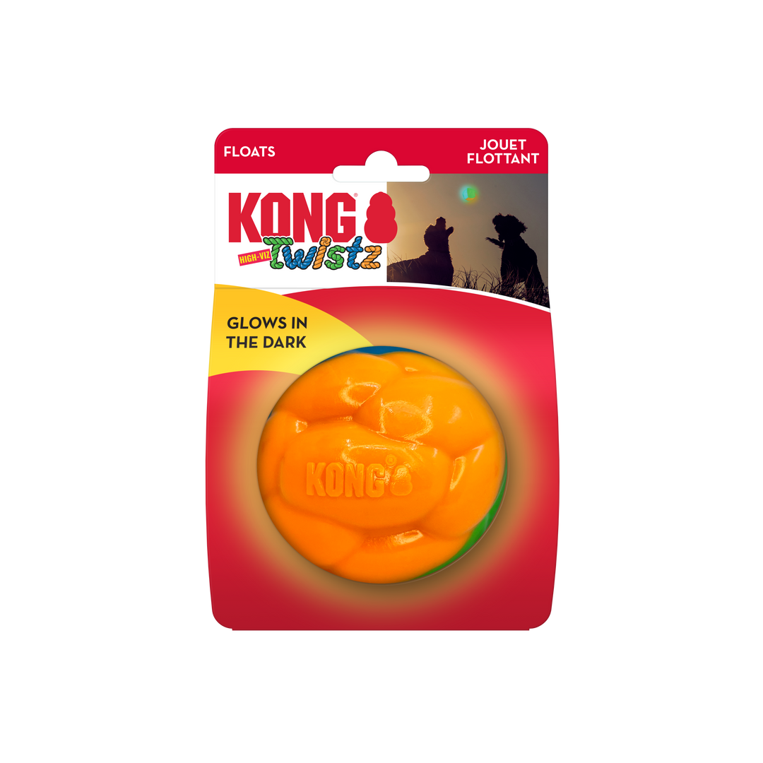 Kong Twistz High-Viz Ball