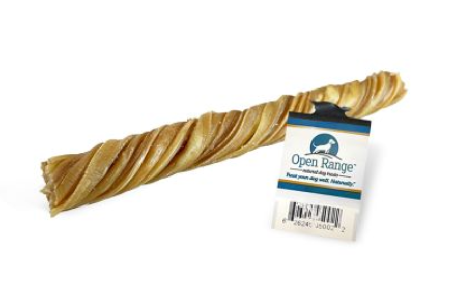Open Range Beef Tripe Twists Dog Treats
