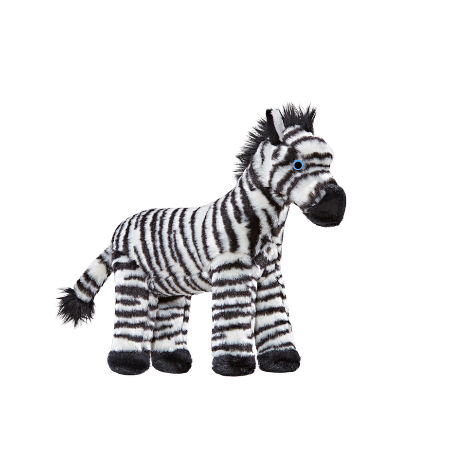 Fluff N' Tuff Dog Toy Bobby Zebra