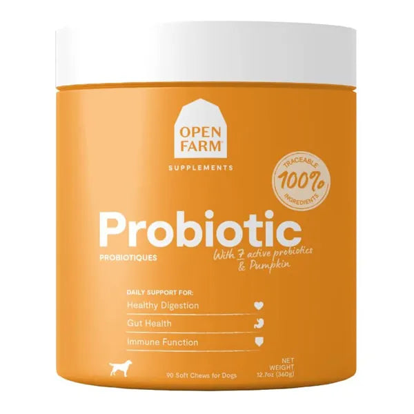 Open Farm Probiotic Chews Dog Supplement