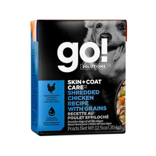 Go! Skin and Coat Shredded Chicken Dog Food