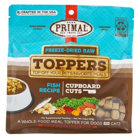 Primal Freeze-Dried Raw Toppers Fish Dog Food