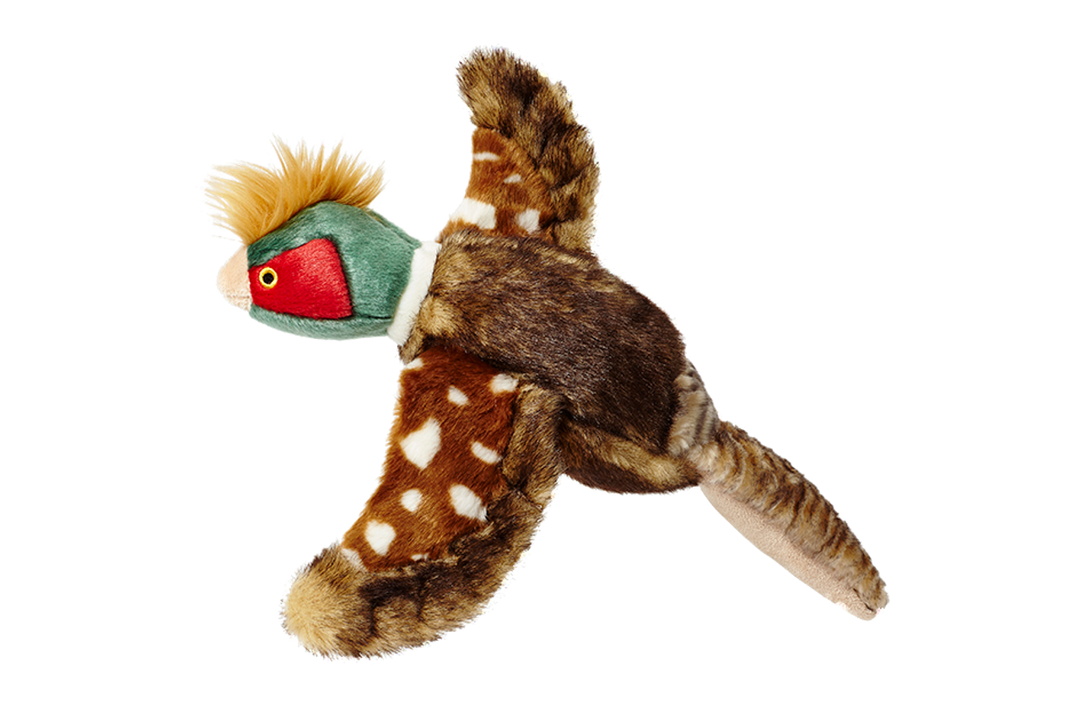 Fluff N' Tuff Dog Toy Ike Pheasant