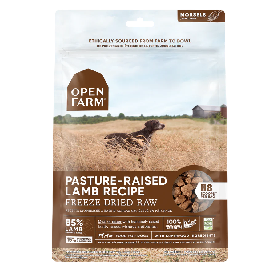 Open Farm Lamb Freeze-Dried Raw Dog Food