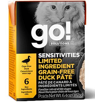 Go! Sensitivities Duck Pate Cat Food