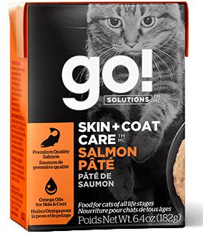 Go! Skin and Coat Salmon Pate Cat Food