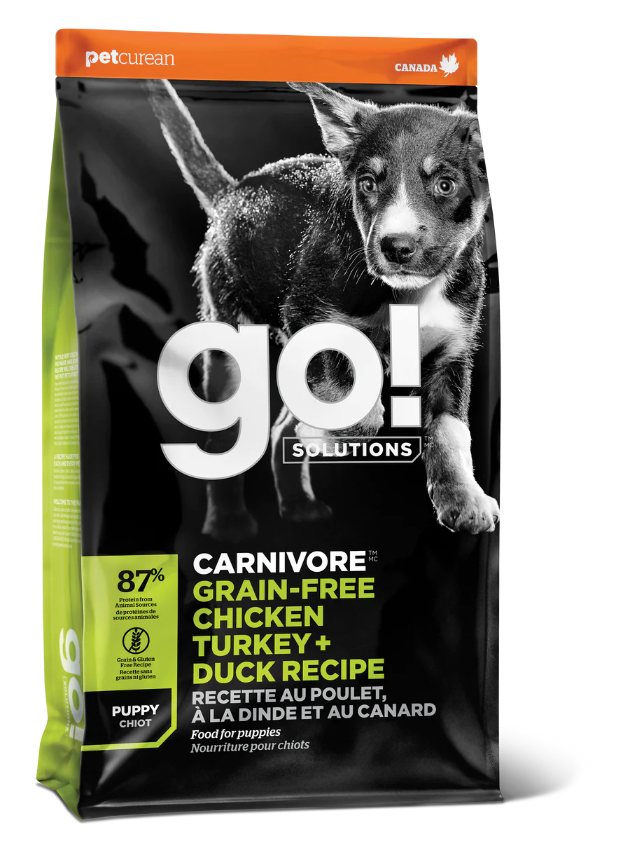 Go! Carnivore Grain Free Puppy Chicken, Turkey, Duck Dog Food