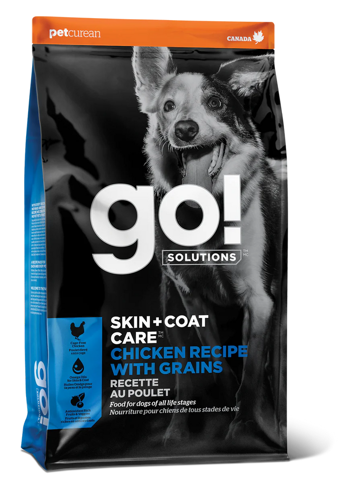 Go! Skin and Coat Chicken with Grain Dog Food