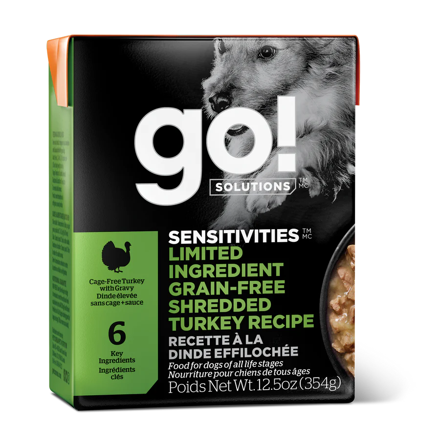 Go! Sensitivities Grain-Free Shredded Turkey Dog Food
