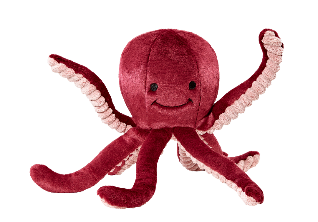 Fluff N' Tuff Dog Toy Olympia Octopus