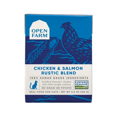Open Farm Chicken and Salmon Rustic Blend Cat Food