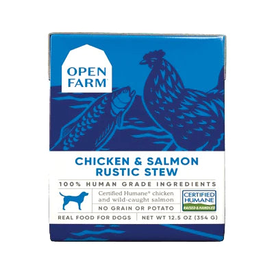 Open Farm Chicken and Salmon Rustic Stew Dog Food