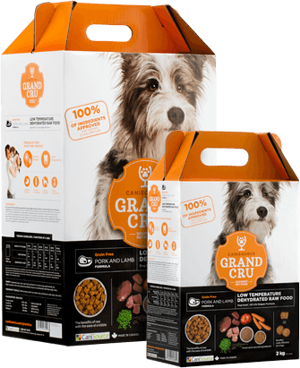 Grand Cru Dehydrated Raw Lamb and Pork Dog Food