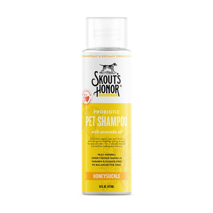 Skout's Honor Honeysuckle Probiotic Shampoo & Conditioner