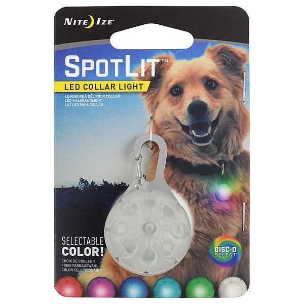 Nite Ize Spotlit Collar Light Multi Colour