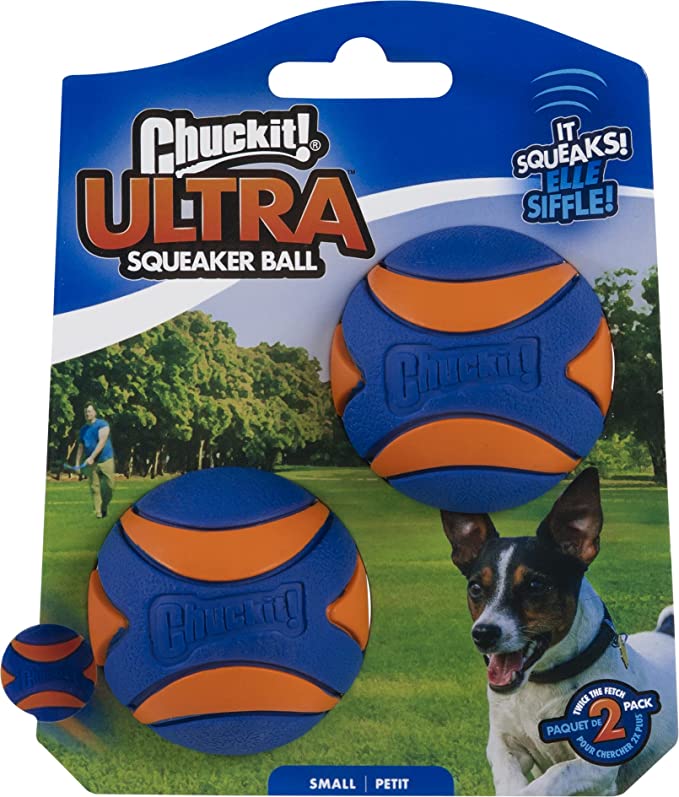 Chuckit! Ultra Squeaker Ball 2pk