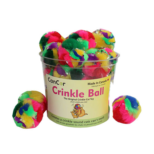 Cancor Crinkle Ball Cat Toy
