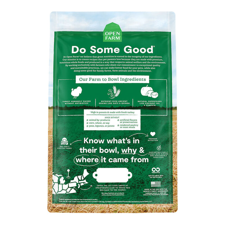Open Farm Ancient Grain Turkey Dog Food