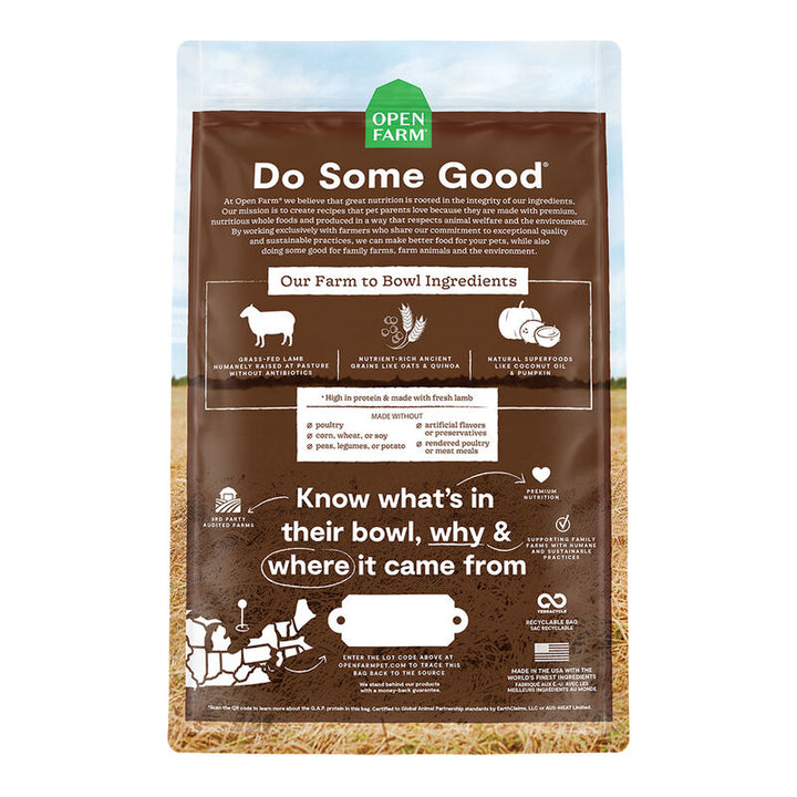Open Farm Ancient Grain Lamb Dog Food