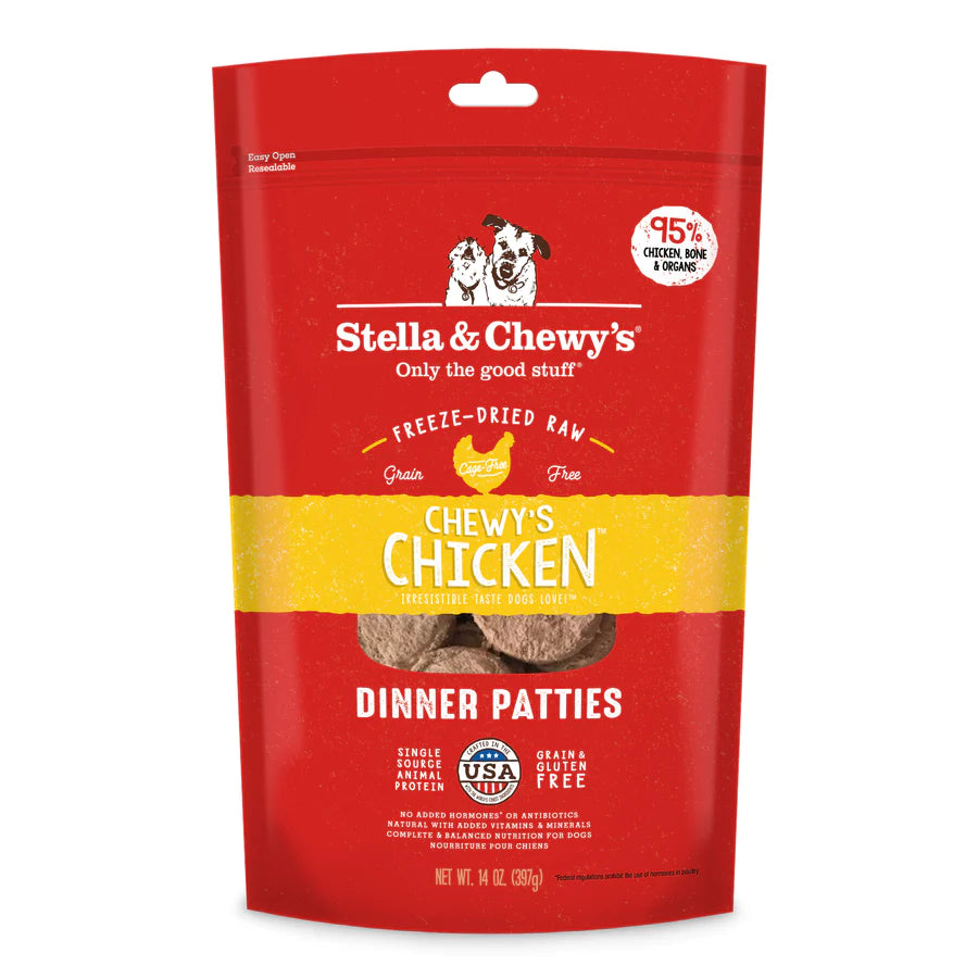 Stella & Chewy's Chicken Freeze-Dried Dinner Patties 14oz