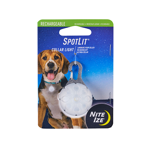 Nite Ize Spotlit White Rechargeable Collar Light