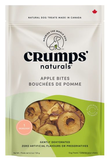 Crumps Dehydrated Apple Bites Dog Treats