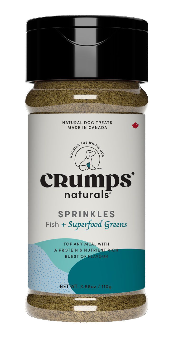 Crumps Fish + Greens Sprinkles Dog Meal Topper