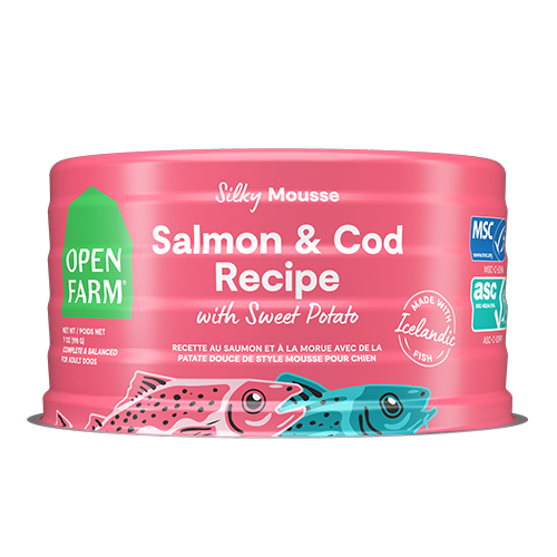 Open Farm Salmon & Cod Recipe with Sweet Potato Wet Dog Food