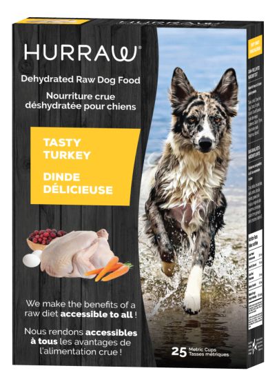 Hurraw Dehydrated Raw Turkey Dog Food