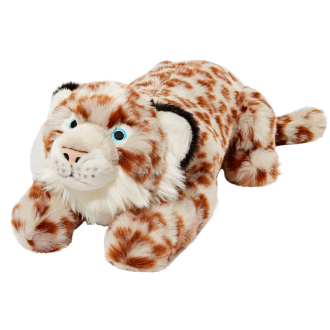 Fluff N' Tuff Dog Toy Mango Snow Leopard