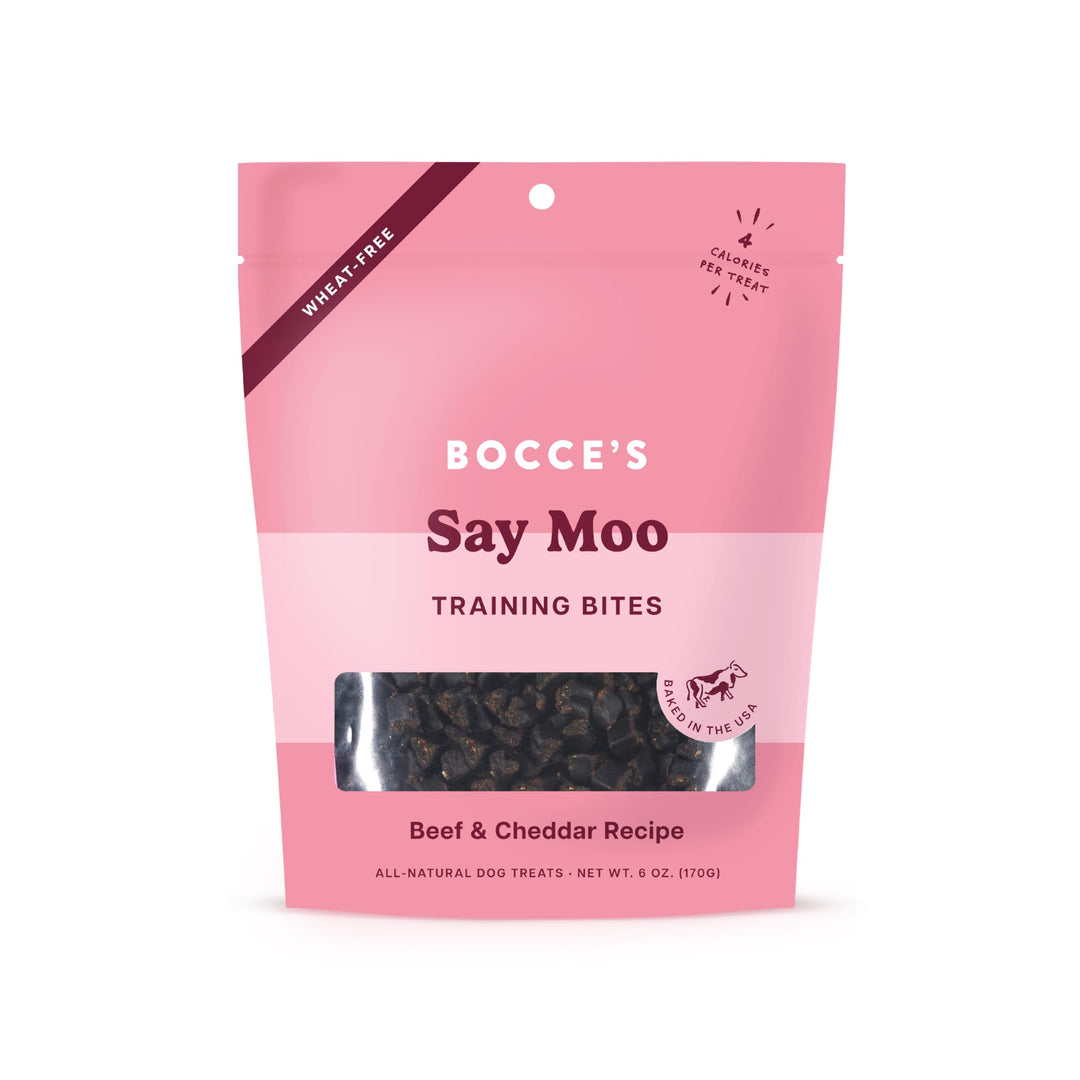 Bocce's Say Moo Training Bites Dog Treats