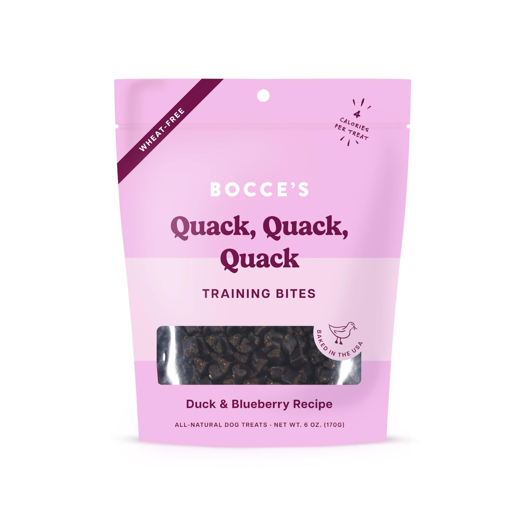 Bocce's Quack Quack Quack Duck Training Bites Dog Treats