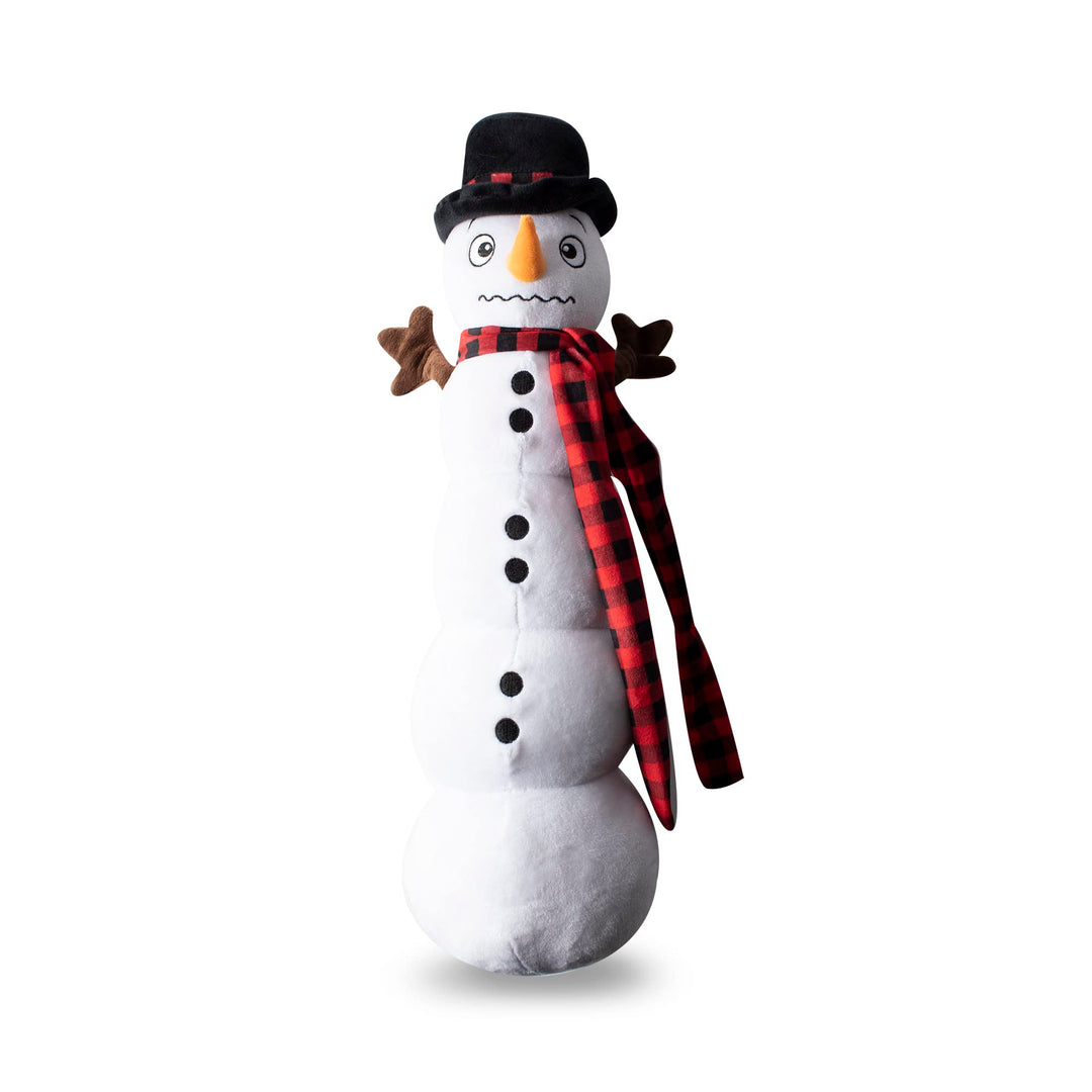 Wagsdale Don't Have A Meltdown Snowman Plush Dog Toy