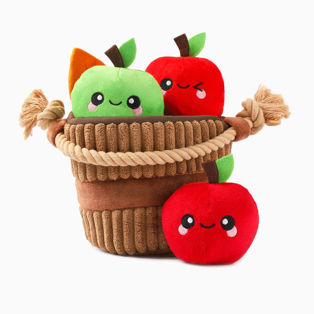 Hugsmart Puzzle Hunter Apple Basket Dog Toy