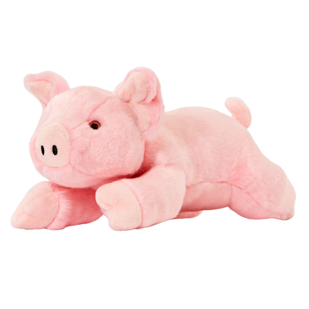 Fluff N' Tuff Dog Toy Petey Pig
