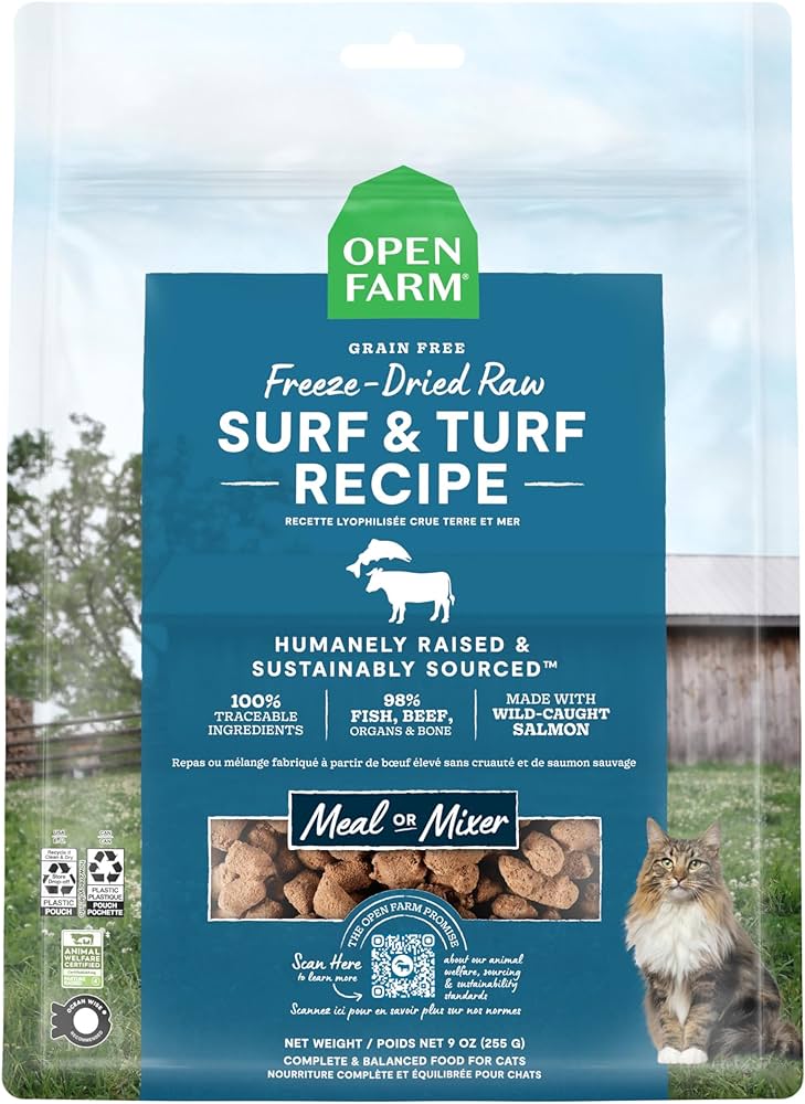 Open Farm Cat Freeze-Dried Raw Surf & Turf