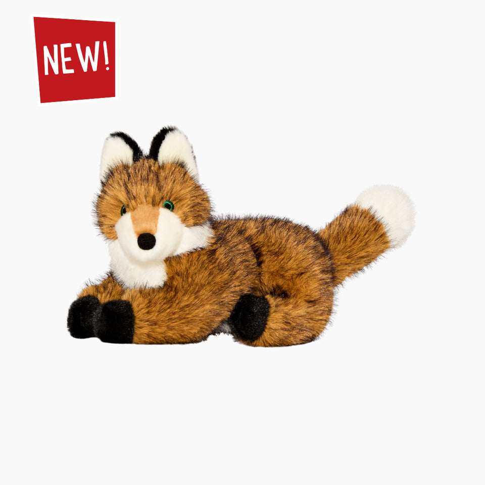 Fluff N' Tuff Dog Toy Squeakerless Jasper Fox