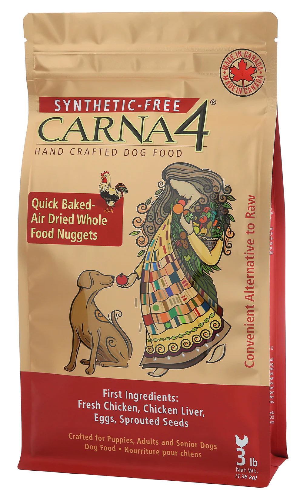 Carna4 - Quick Baked - Air Dried Whole Food Nuggets - Chicken